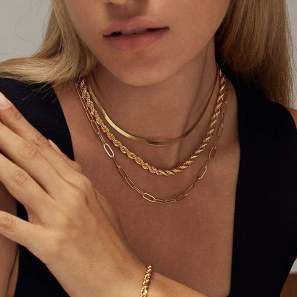 Beautiful Three Layer Necklace